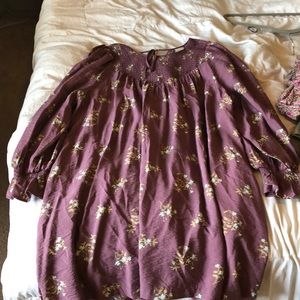 a new day (target) flowy long sleeve mini